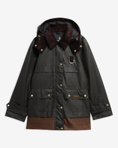 Veste huilée Wrenwood Femme Olive