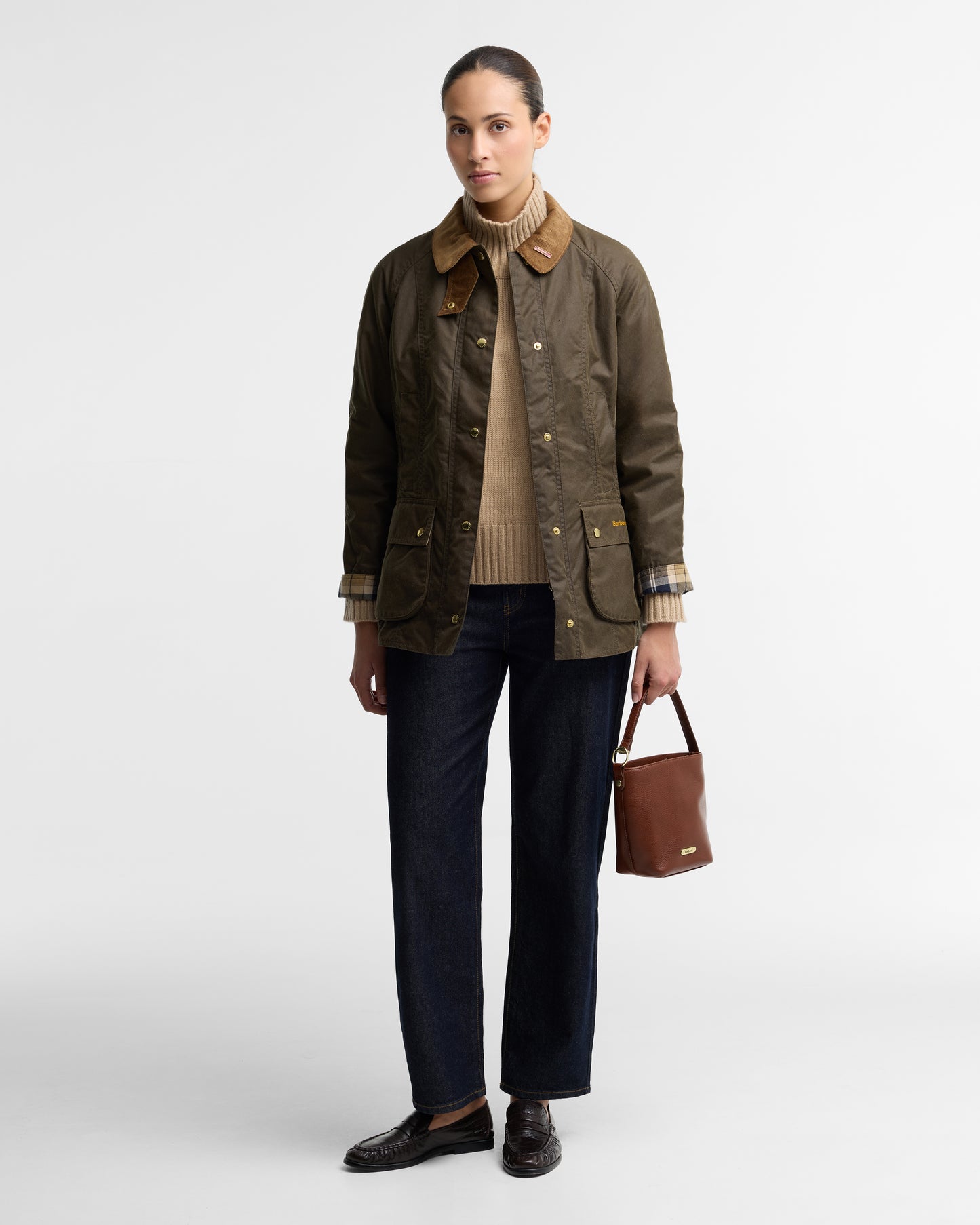 Women's BEADNELL Waxed Jacket Olive