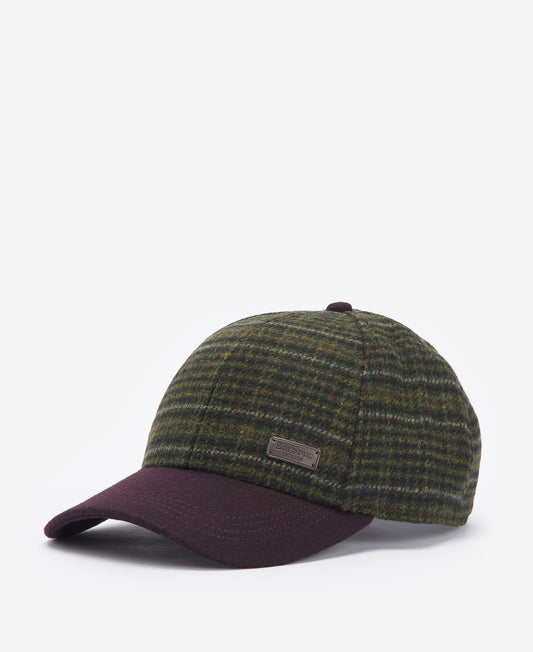 Casquette sport en tweed Clyde - Green - Barbour