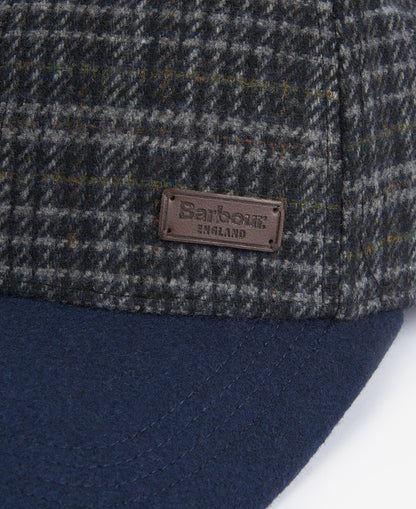 Clyde brown tweed sports cap