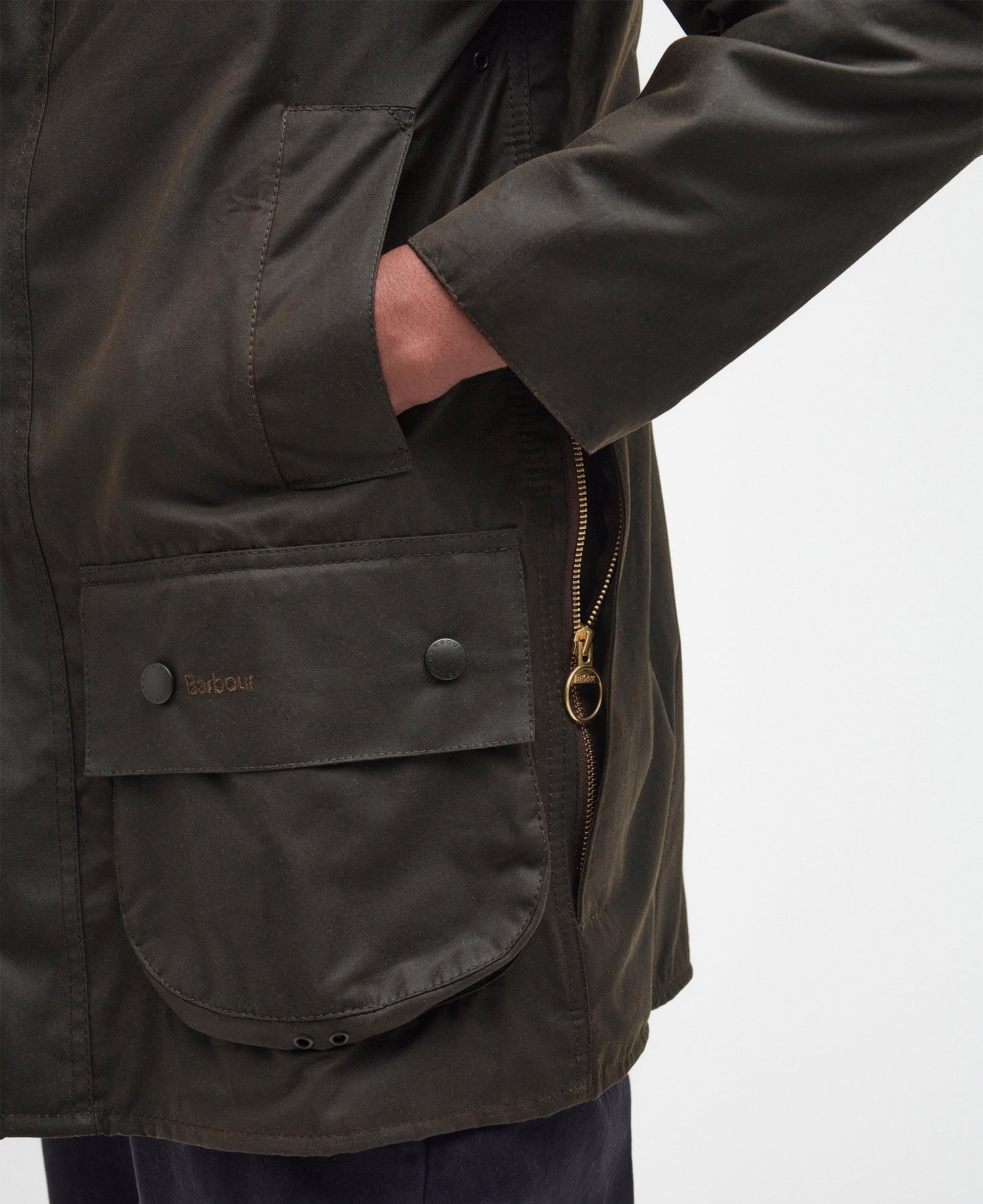 Classic waxed jacket BEAUFORT olive