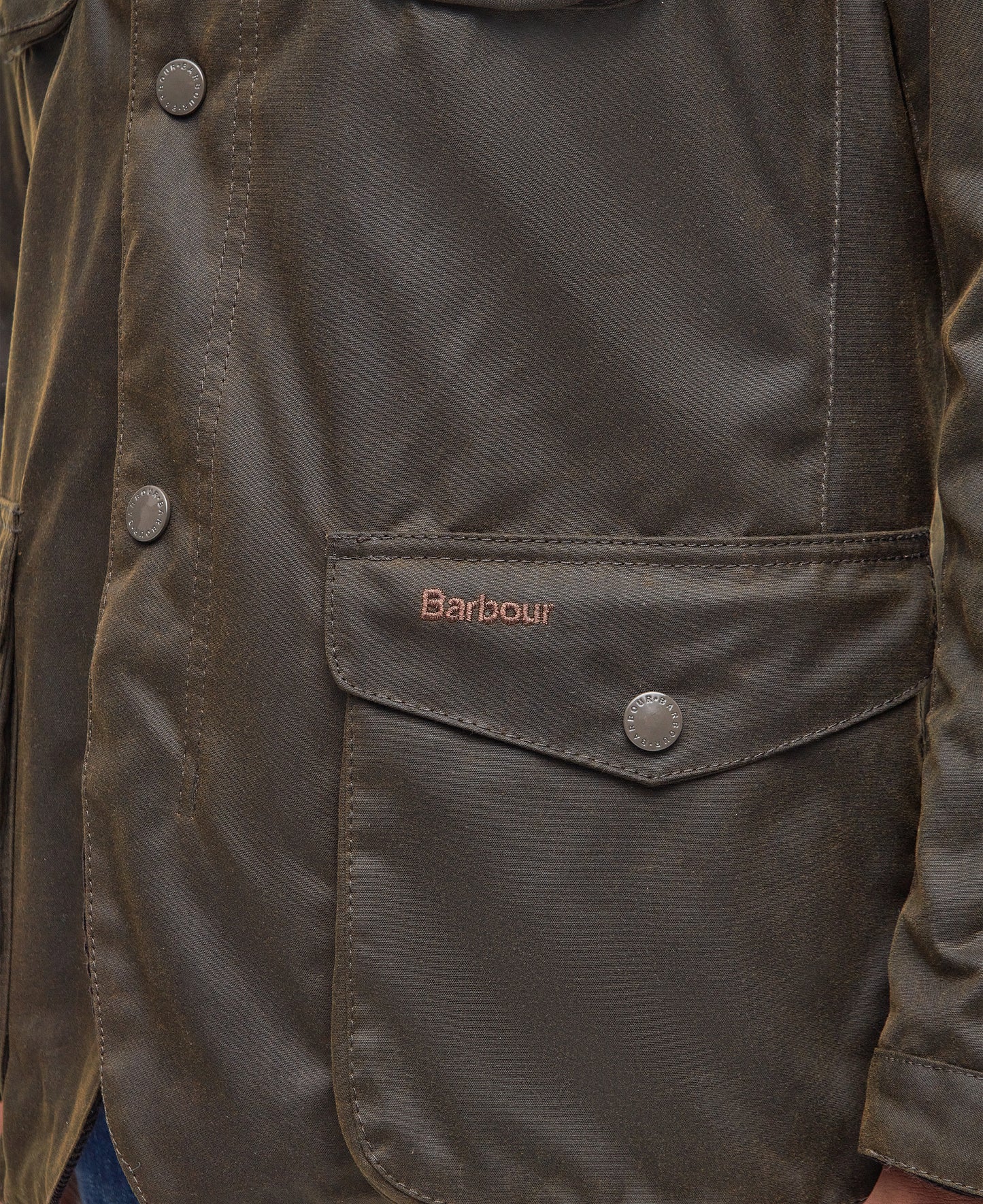Veste huilée Ogston olive