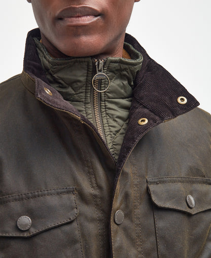 Veste huilée Ogston olive