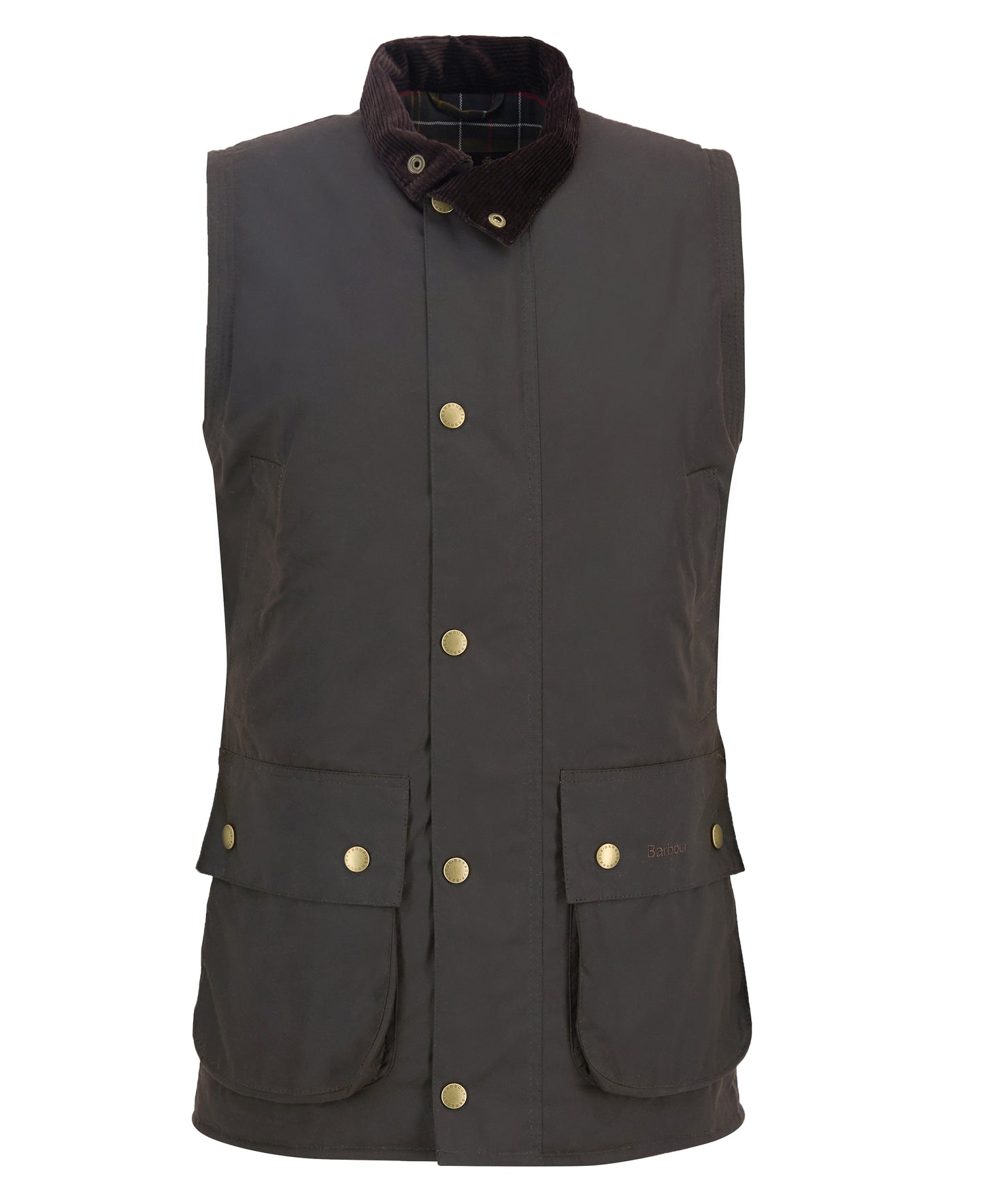 Gilet huilé WESTMORLAND olive