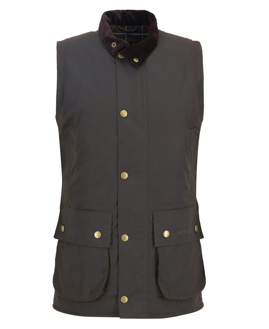 Gilet huilé WESTMORLAND olive