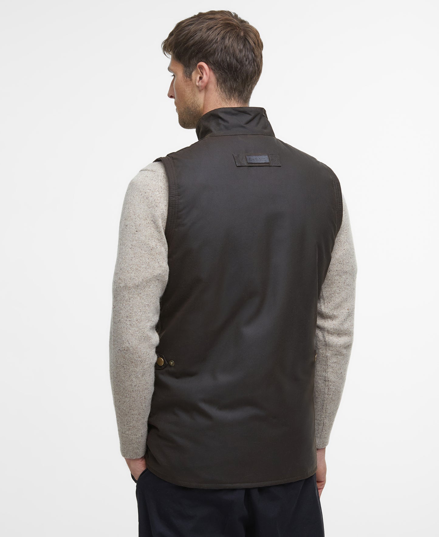 Gilet huilé WESTMORLAND olive