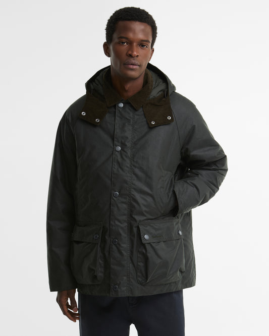 Veste huilée modern calssic Beaufort sage
