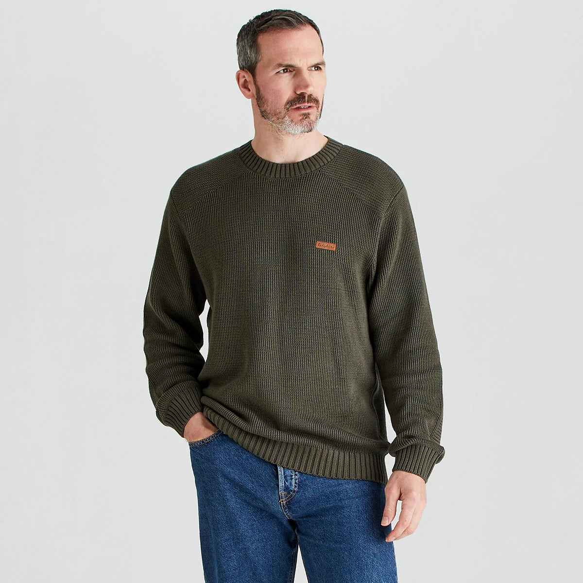 pull tricot coton homme journeyman moss ridgeline