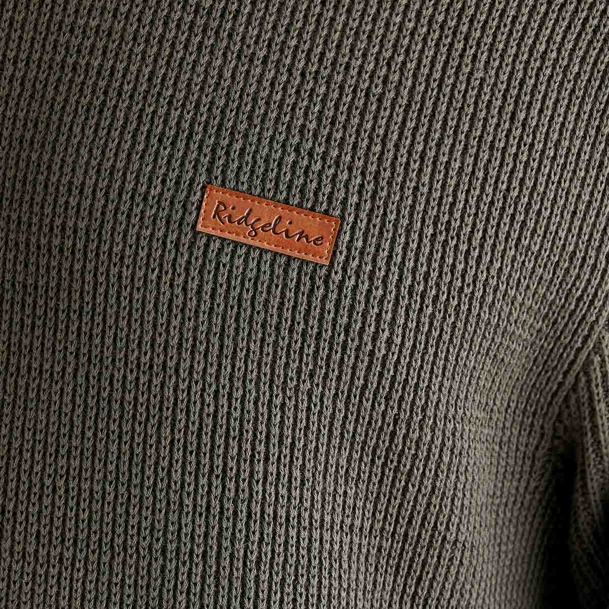 Pull tricot Homme Journeyman - Moss - Ridgeline of New Zealand