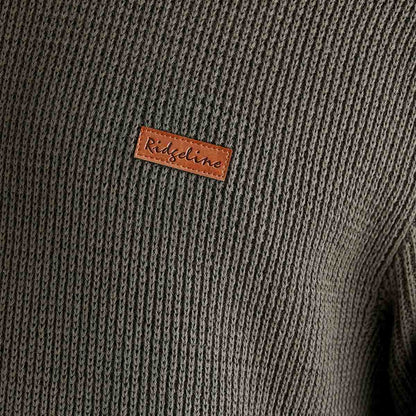 Pull tricot Homme Journeyman - Moss - Ridgeline of New Zealand