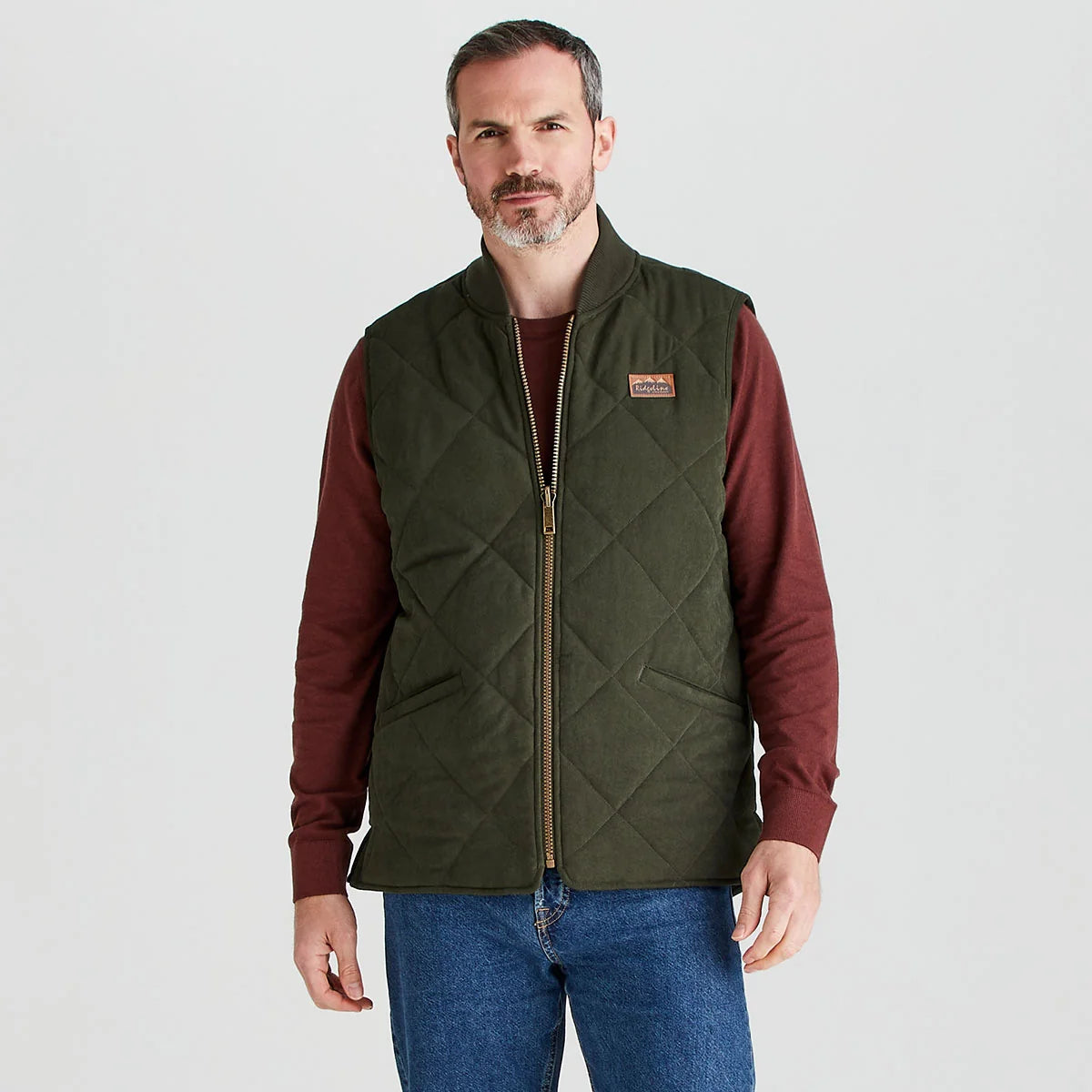 Gilet matelassé Homme Wester Skeld - Deep forest - Ridgeline of New Zealand