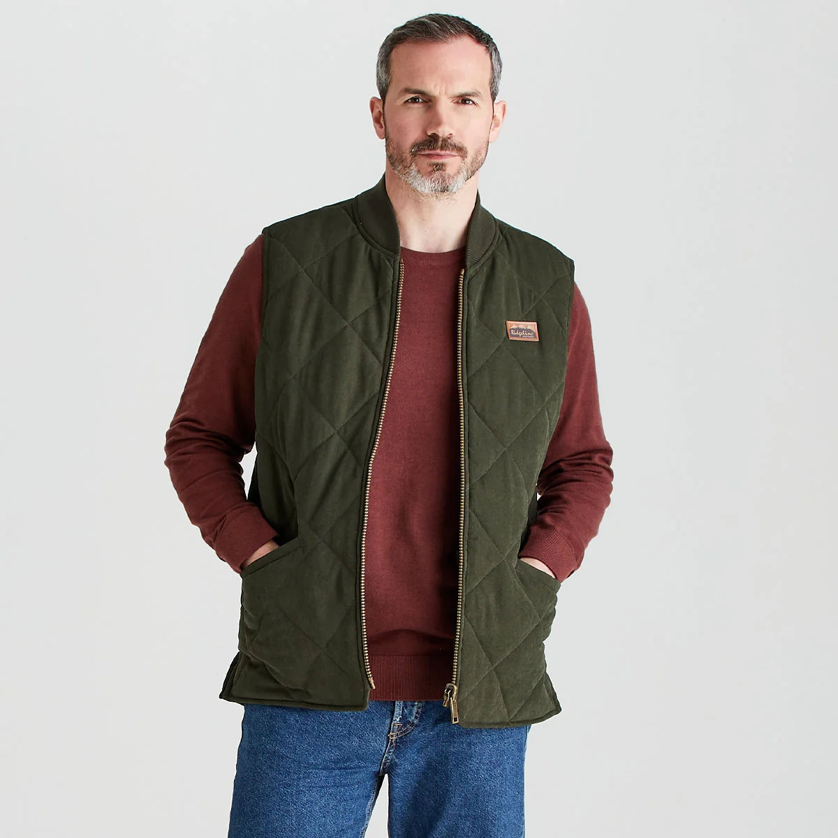 Gilet matelassé Homme Wester Skeld - Deep forest - Ridgeline of New Zealand