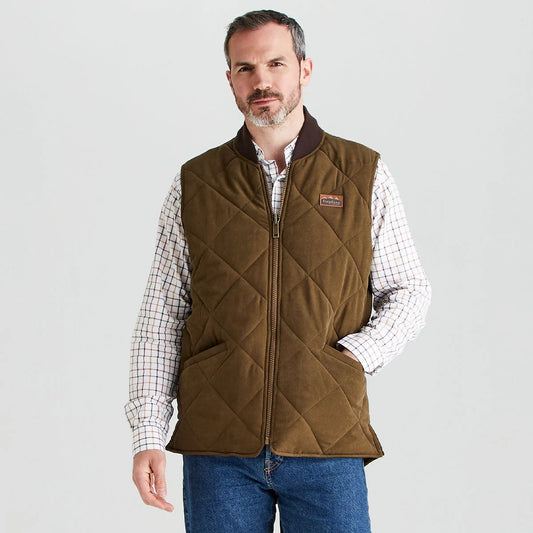 Gilet matelassé Homme Wester Skeld - Moody teak - Ridgeline of New Zealand