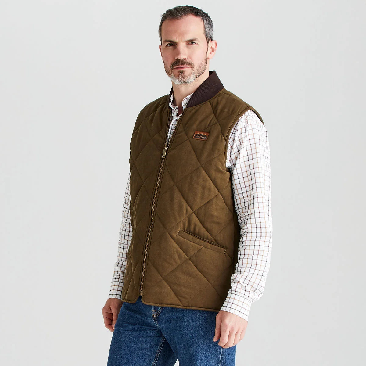 Gilet matelassé Homme Wester Skeld - Moody teak - Ridgeline of New Zealand
