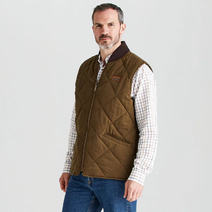 Gilet matelassé Homme Wester Skeld - Moody teak - Ridgeline of New Zealand