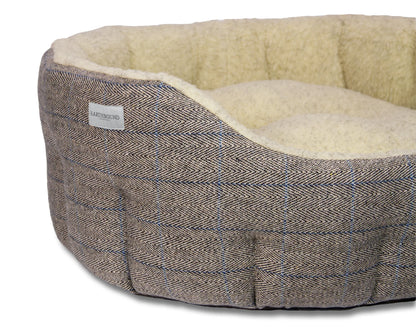 Tweed-Hundebetten in Kieferngrün