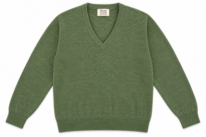 Pull en lambswool col V Homme - Rosemary - William Lockie