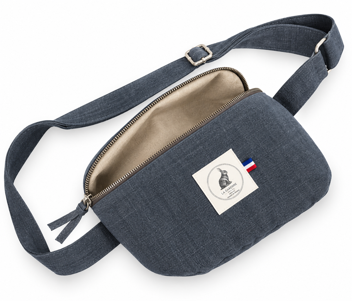 Leinen-Bauchtaschen in 6 Farben