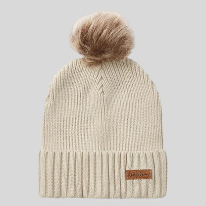 Coffret bonnet à pompom et écharpe Baltic - Sand - Ridgeline of New Zealand