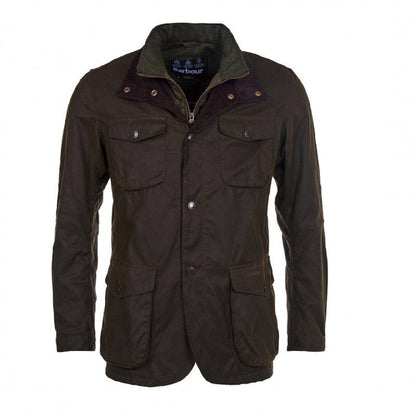 Veste en Coton Ciré Homme Ogston  Olive Barbour