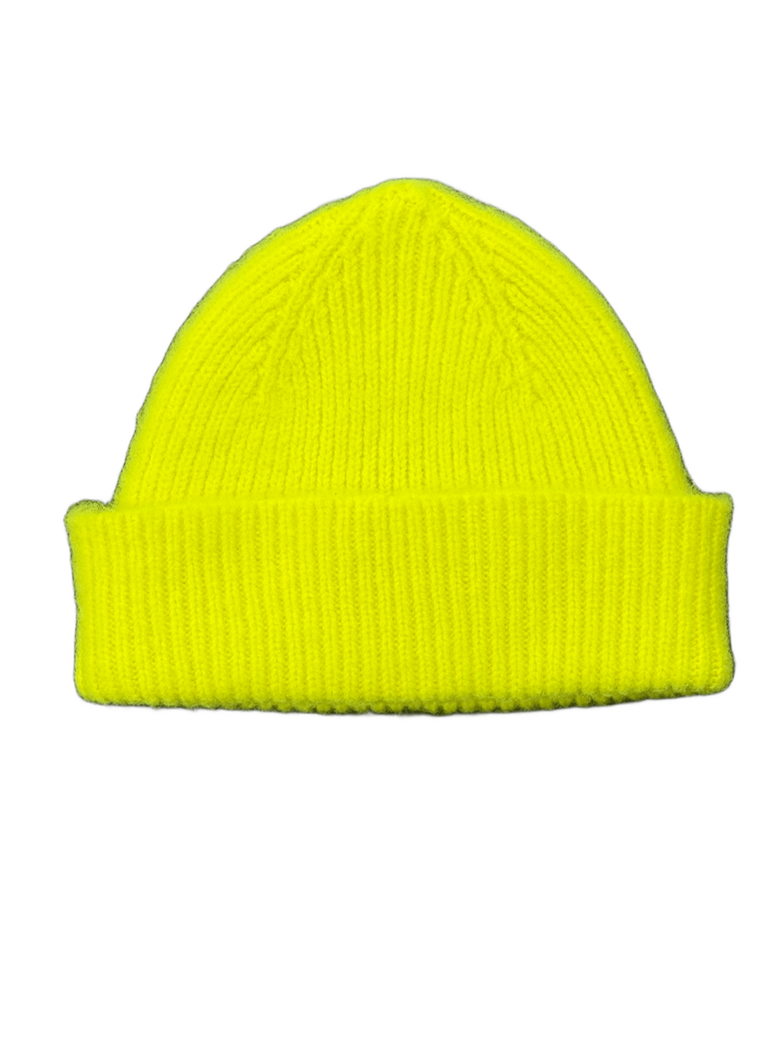 Bonnet en laine et angora enfant Barra Neon yellow Mackie