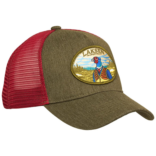 casquette cammionneur laksen tweedy pheasant le faisan de la marque