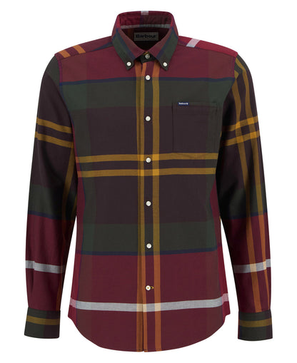 chemise dunoon homme barbour winterberry