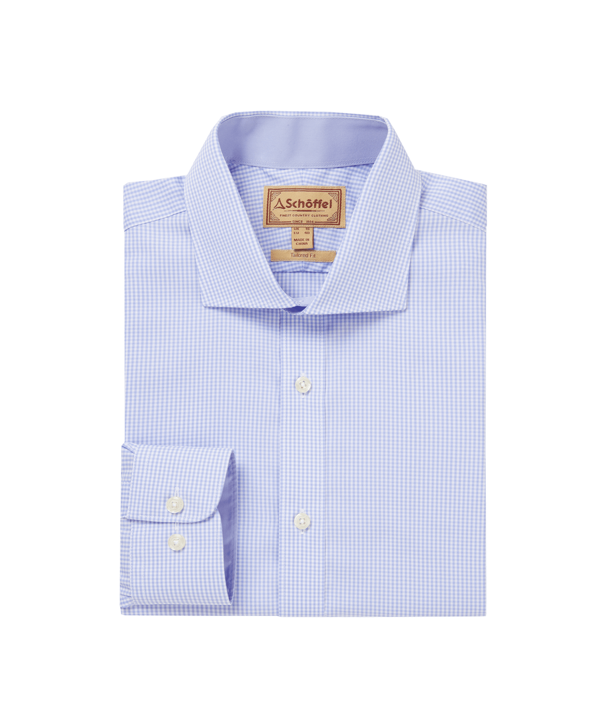 chemise greenwich a petits carreaux schoffel