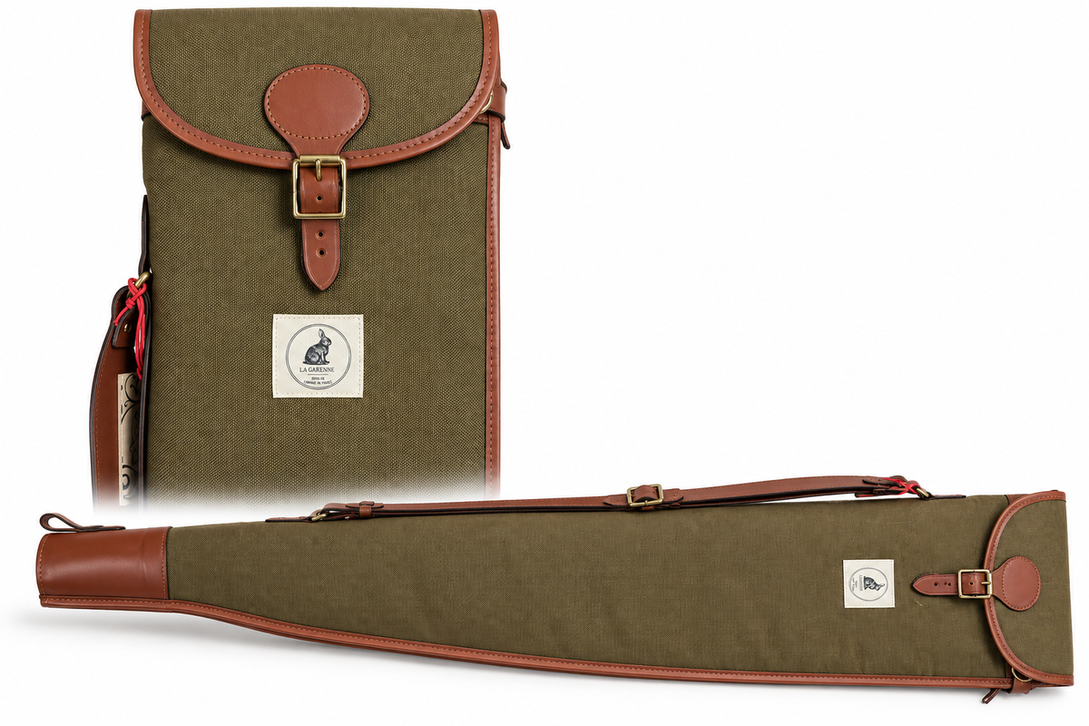 Fourreau lin francais la garenne pour carabine de chasse