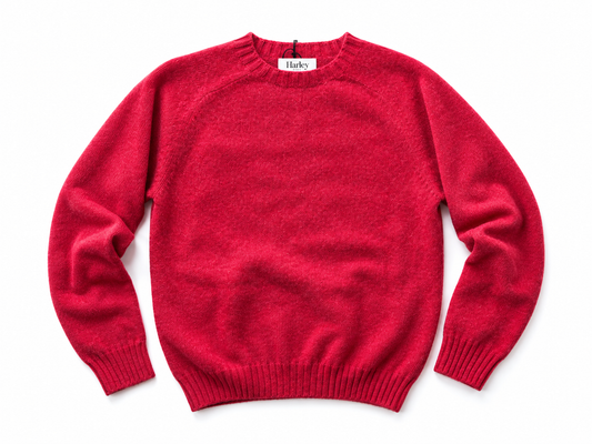 Pull col rond damask