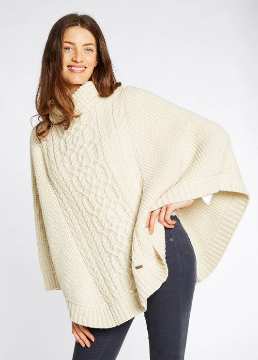 Poncho en laine Kilronan