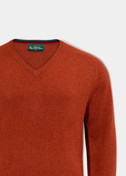 Pull col V en lambswool Homme Streetly - 3 coloris - Alan Paine