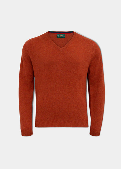 pull col v lambswool alan paine streetly homme