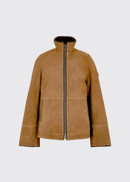 Moore walnut leather jacket