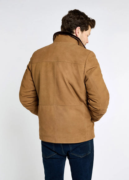 Moore walnut leather jacket
