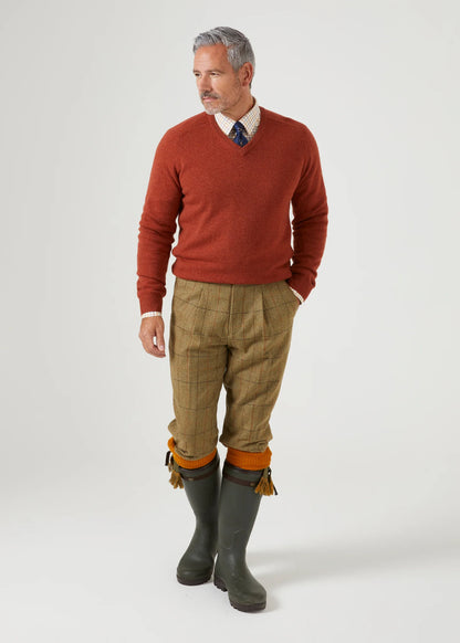 Pull col V en lambswool Homme Streetly - 3 coloris - Alan Paine