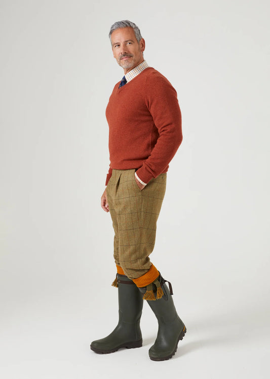 Pull col V en lambswool Homme Streetly - 3 coloris - Alan Paine