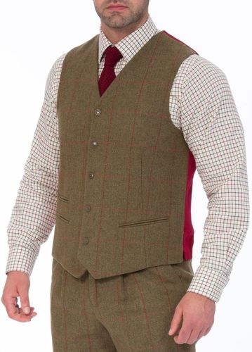 Compton vest with satin back SAGE