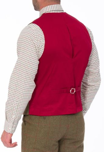 Compton vest with satin back SAGE