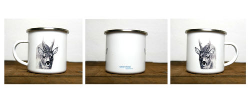 Mugs émaillés grande faune