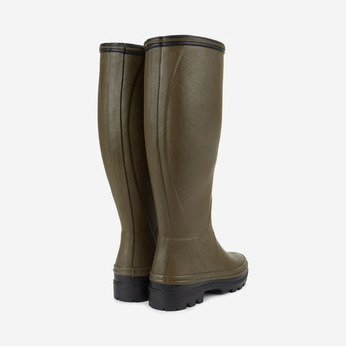Bottes GIVERNY jersey femme vert chameau