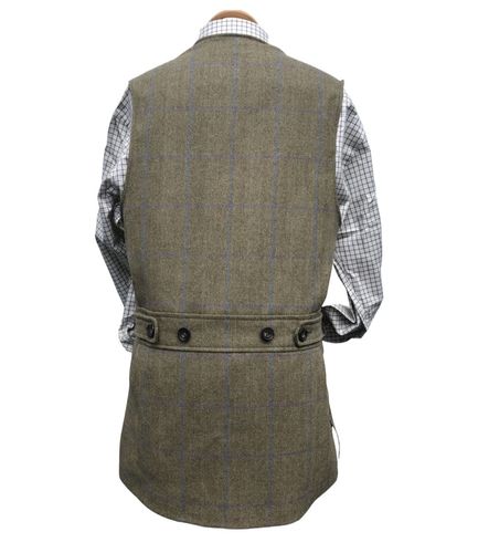 Gilet tweed Moorland blue purple