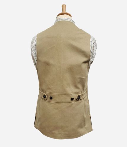 Gilet Moorland Coton Camel