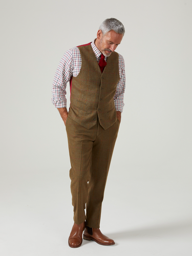 Gilet Compton dos satin hawthorn