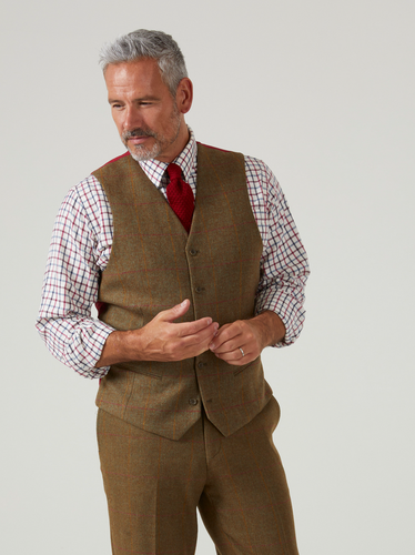 Gilet Compton dos satin hawthorn