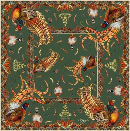 Carré Heads or Tails Khaki large