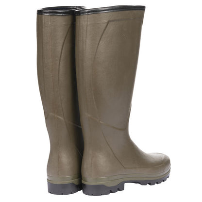Bottes country cross homme néoprène vert chameau