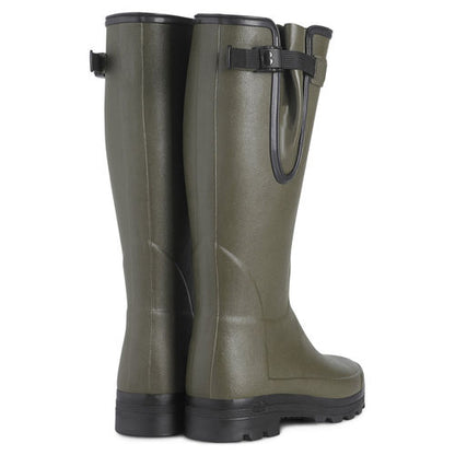 Bottes VIERZONORD homme néoprène vert chameau