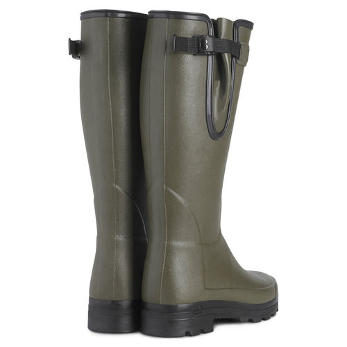 Men's VIERZONORD neoprene boots green camel