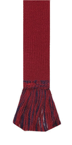 Chaussettes BOUGHTON brick red/navy + garters